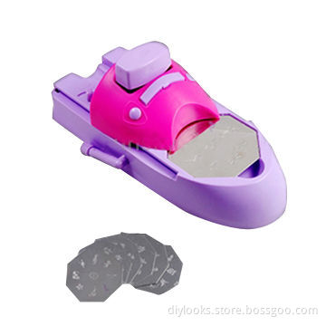 DIY Nail Art Printing Stamp Machine Set
